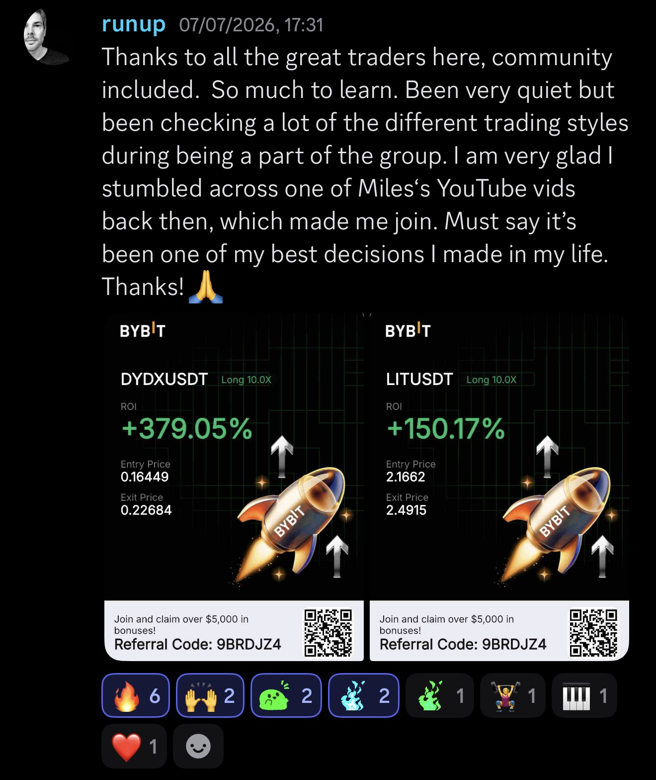 runup’s original message about the MHC community and education